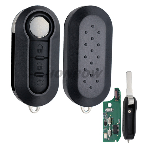 For Fi 3 button remote key With PCF7946 Chip and 433.92Mhz for  MAGNETI MARELLI Body Control  Module BSI