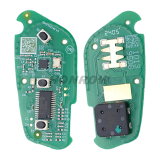 For Original MG HS 3 button Smart Remote Key with 433MHz 10963398-RMK with Red line color