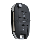 For Citroen 3 button Remote Flip Car Key Shell with HU83 blade