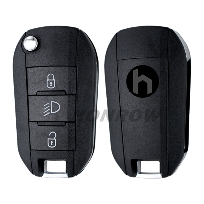 Mando 3 Botones 433 Mhz Llave Para , Peugeot Partner, Toyota