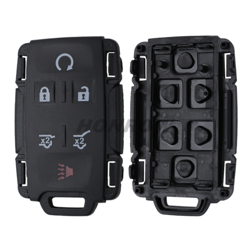 For Chev black 6 button remote key shell, the side part is white
