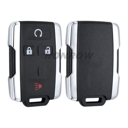 For Chev black 4 button remote key shell, the side part is white