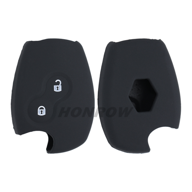 Renault 2 button silicon case (black,blue ,green ,red,yellow. Please choose the color)