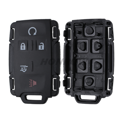 For Chev black 5 button remote key shell, the side part is white