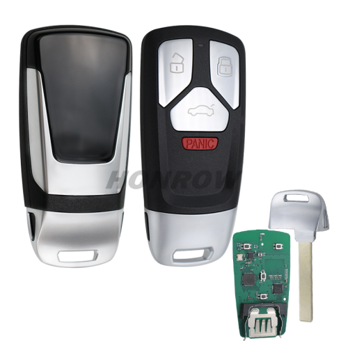 KYDZ For Audi MLB keyless 3+1 button remote key with 433.92mhz