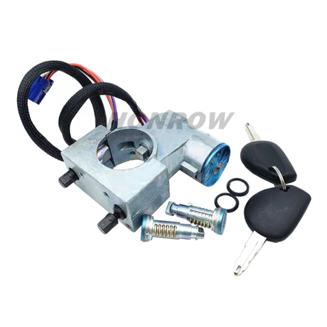 For DAF 1789668 1380452 1368858 1346317 Truck Steering Switch Lock With 2 Keys Suit For DAF CF75 CF85 CF95 XF95 XF105 Electrical System