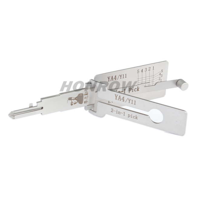 Lishi Tool YA4/Y11 Lishstyle  2 in 1 lock pick and decoder locksmith tool for EU US