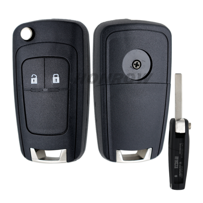 For Chevrolet 2 button remote key blank