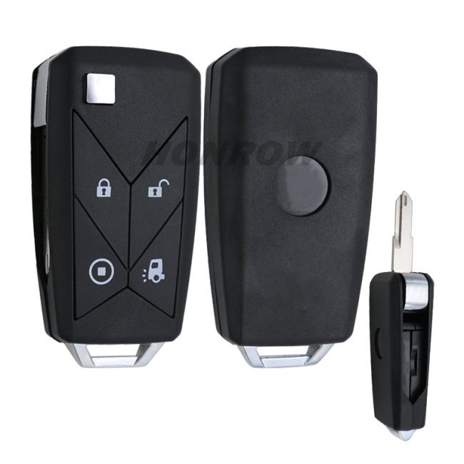 For Renault 4 button Truck Key shell