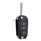 For Citroen 3 button Remote Flip Car Key Shell with HU83 blade
