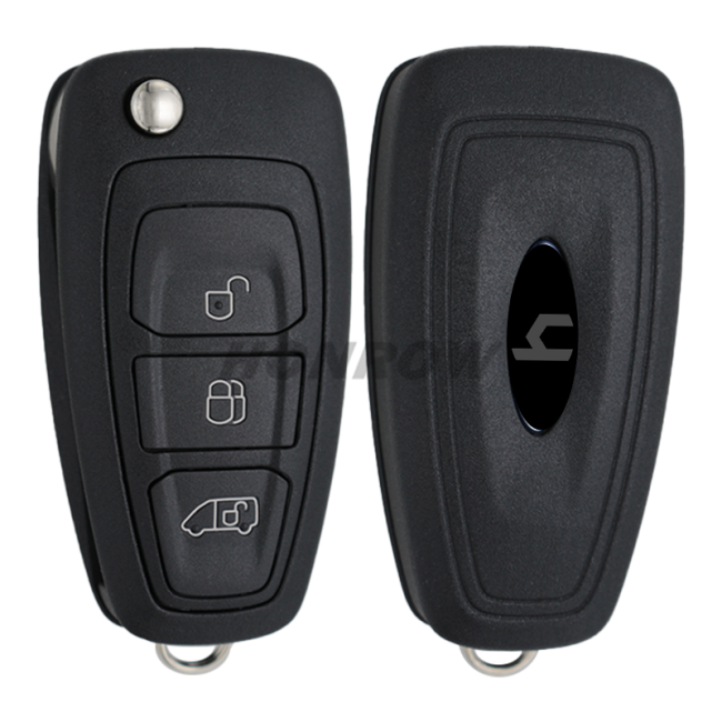 For Original Ford 3 Button remote key with 433.92Mhz FSK ID63 80bit Chip  BK2T-15K601-AA/AB/AC A2C53435329