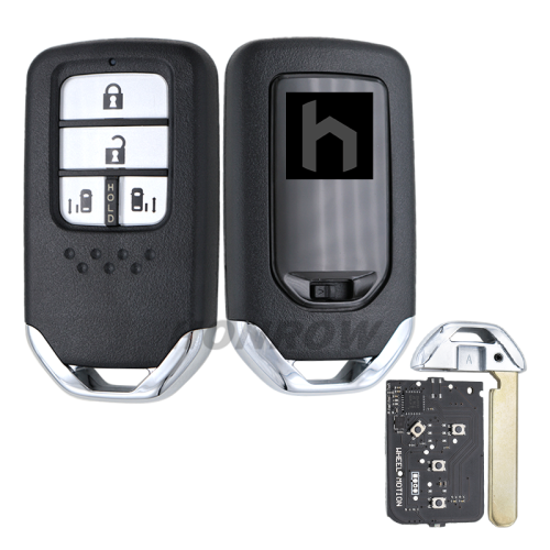 For  Ho keyless smart 4 button remote key with 433.92mhz  chip: Hitag 3 F2971X0800