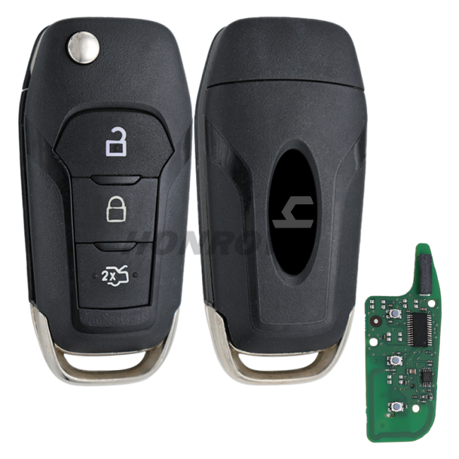 Aftermarket For Ford 3 button remtoe key with 434mhz with 49 chip FCCID: DS7T-15K601-B