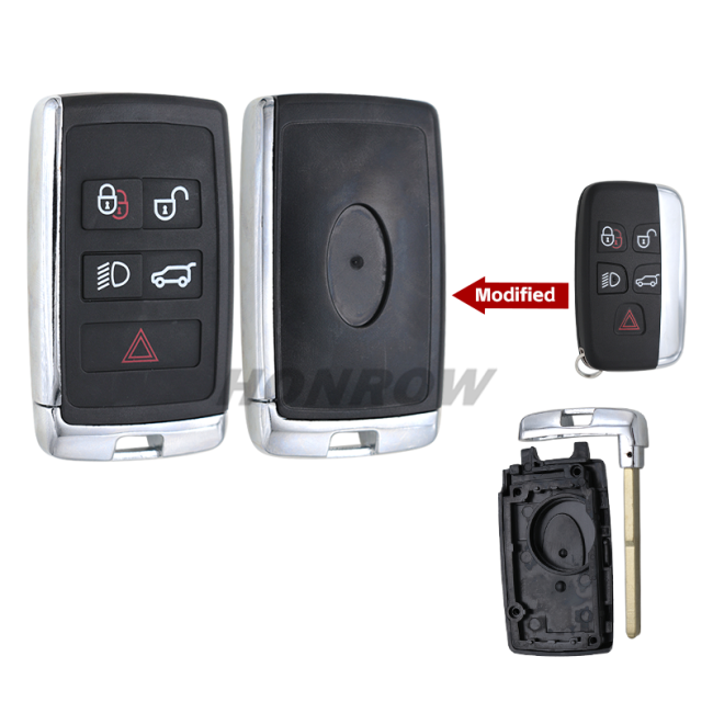 For Landrover 5 button smart remote key blank