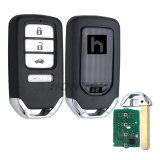 For Honda Accord 3+1 Button Smart Remote Car Key with 433Mhz 4A Chip FCC ID:  CWTWB1G0090