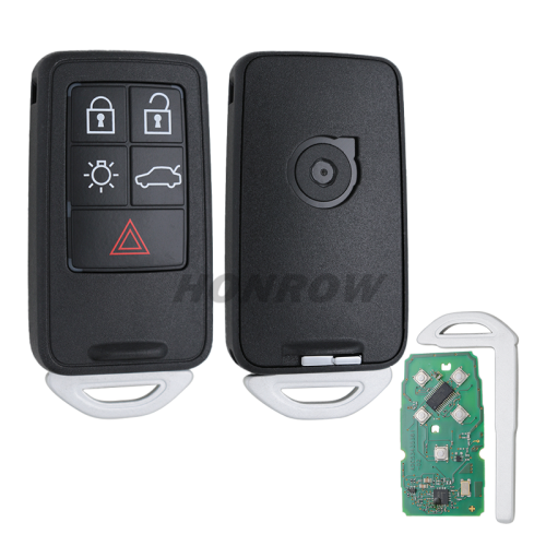 For Original Volvo Proximity Key 5 button remote key (KR55WK49264, 300659636, 30659637, 31391409) with 433.92mhz  PCF7945/7953 chip
