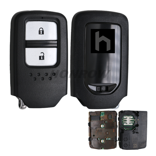 For Original Ho 2 Button remote key with 313.8mhz  7214-T5C-J01 ，the rear cover is blue