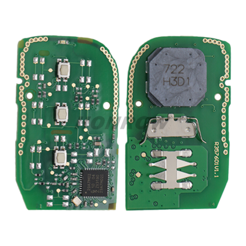 For Honda 3 button Smart Remote Car key with 433MHZ 4A Chip  FCC ID : KR5TP-4