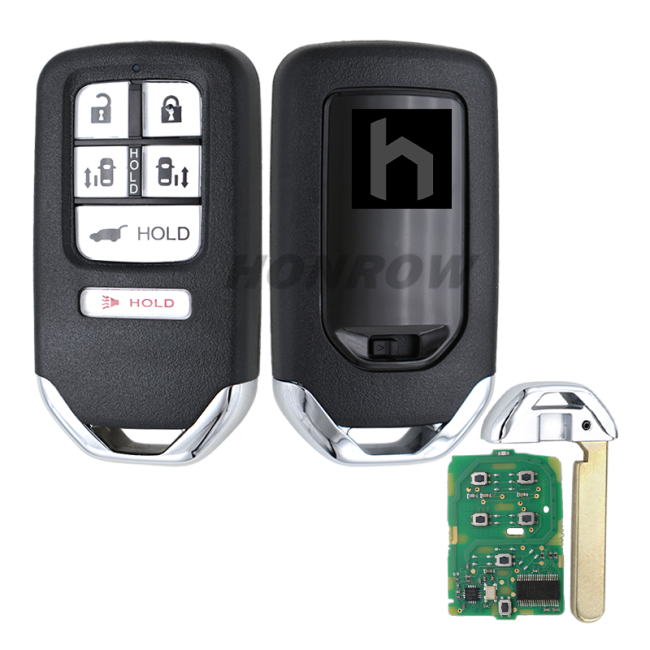 For Honda Odyssey  6 Button remote key 313.8MHz ID47 chip Fcc:KR5V1X For Odyssey 2014-2017