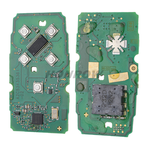 For Volvo 5 button remote key with 902mhz  PCF7945/7953 chip FCCID:KR55WK49266
