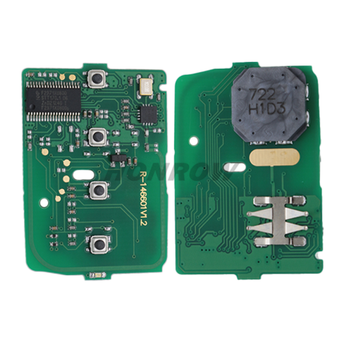 For Honda 3+1 button smart remote key with 433.92MHZFSK  NCF2951X / HITAG 3 / 47CHIP