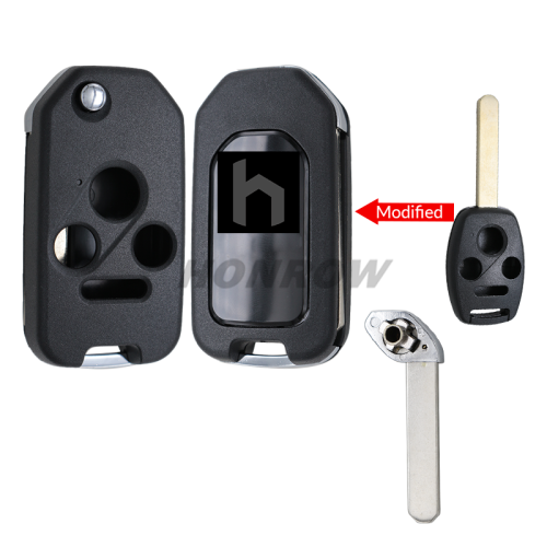 For Ho 3+1 button remote key blank