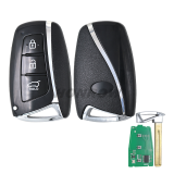 For hyundai 3 button smart keyless remote key with 434mhz with 7945/7953 chip Fits: New Santa fe and IX45