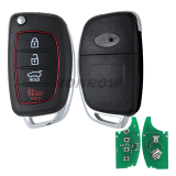 For Hyu 3+1 button remote key with 433Mhz