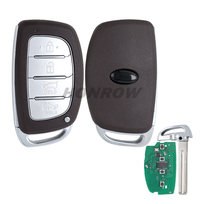 For Hyundai Tucson 4 button smart key with 433.92MHz FSK NCF2951X / HITAG 3 / 47 CHIP  FCC ID：TQ8-FOB-4F11 P/N:95440-D3510
