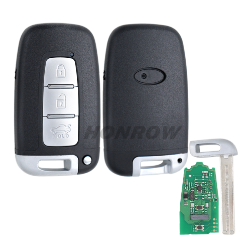 For Hyundai 3 Button keyless remote key with 434Mhz 46-pcf7952 chip CMIIT ID: 2010DJ1689