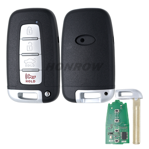 For Hyundai 4 button keyless remote key with 433mhz Keyless FCC ID: SY5HMFNA04
