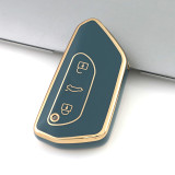 Gold TPU Car Key Cover For  Volkswagen  Key Protect Case