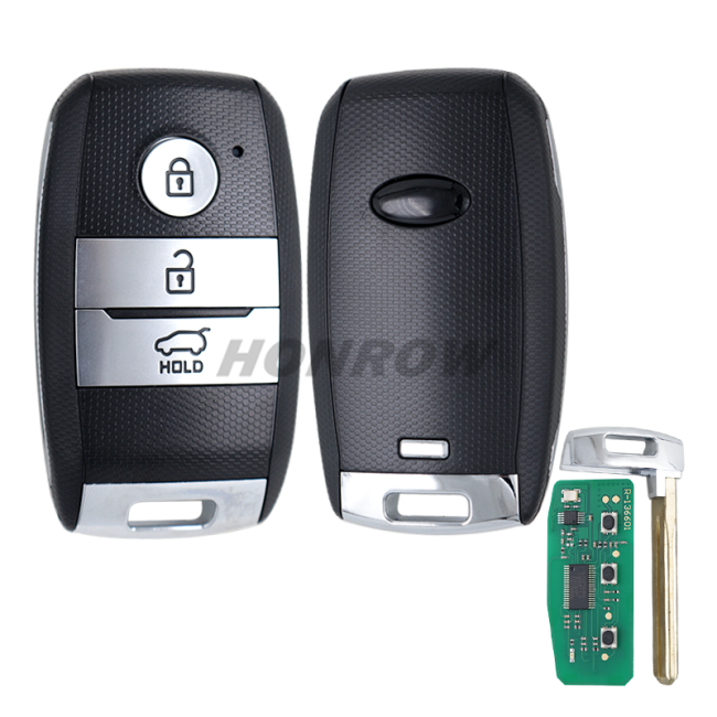 For Ki Sportage 3 button smart key with 433MHz FSK NCF2951X / HITAG 3 / 47 CHIP P/N: 95440-D9100 Work On: 2016 For KIA Sportage