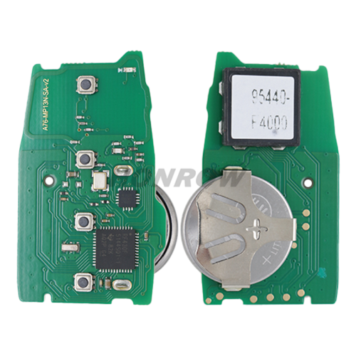 For  KIA Keyless 4 Button Smart Remote Key with 8A Chip 433Mhz  FCCID 95440-E4000 CQ0FN00100