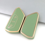 Gold TPU Car Key Cover For  Volkswagen  Key Protect Case