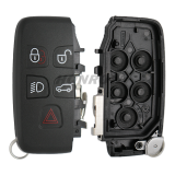 For Landrover 4+1 button smart key with Keyless Go Feature and Pcf7953 Transponder chip    with 315MHZ