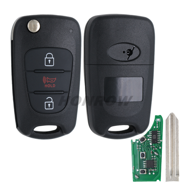 For Ki 3 button Remote Key with  315MHz ID46  FCC ID: NYOSEKSAM11ATX