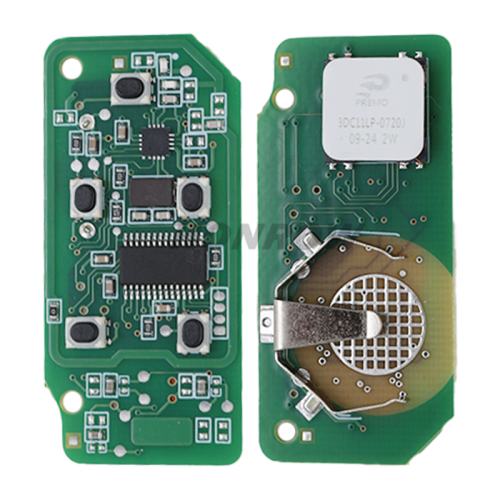For Landrover 4+1 button smart key with Keyless Go Feature and Pcf7953 Transponder chip    with 315MHZ