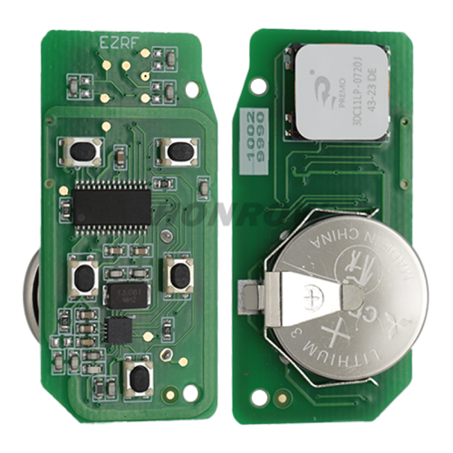 For Landrover 4+1 button smart key with Keyless Go with ID49 chip and 433Mhz (No Logo)