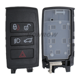 For Landrover modified 4+1 button smart remote key with Keyless Go Feature and Pcf7953 Transponder and 315Mhz