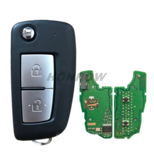 For Original Nissan Juke 2 button remote key with ID46 PCF7961 chip 433mhz  FCC:CWTWB1G767