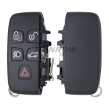 For Landrover 4+1 button smart key with Keyless Go Feature and Pcf7953 Transponder and 315Mhz