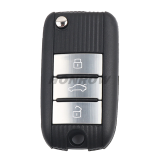 For Original MG ZS 3 button smart flip Remote Key with 433MHz ID47 chip PCF7953X