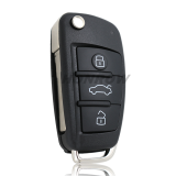 For Audi 3 button Keyless Go smart remote key with 8E Chip 868MHZ for choice 4F0837220AF