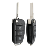 For Audi 3 button Keyless Go smart remote key with 8E Chip 868MHZ for choice 4F0837220AF