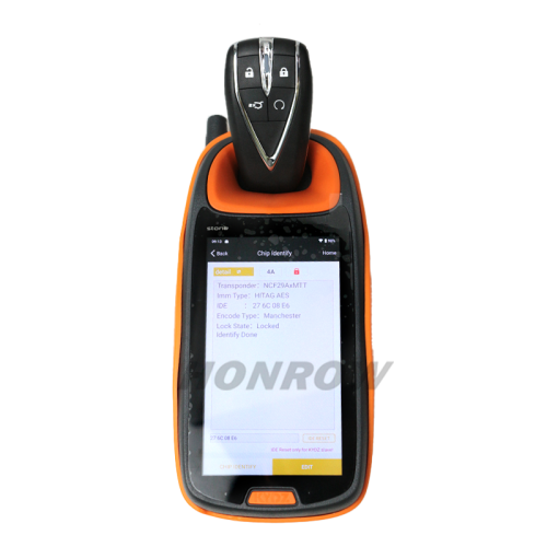 For Original Changan CS35 CS75  4 button smart remote key with 4A NCF29AxMTT HITAG AES chip 433Mhz