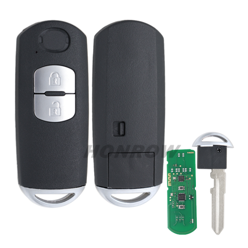 For Mazda 2 button keyless Smart remote key with 433mhz with hitag pro 49 chip 7953P