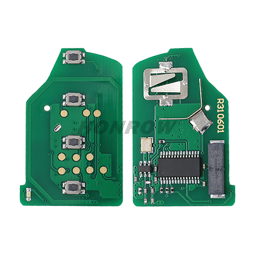 For Mitsubishi 2 button remote key with HITAG3 ID47 Chip 433MHz  FCC ID: J166E P/N: 6370C134