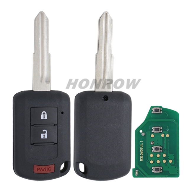 For  Mitsubishi 2+1 remote key with 315MHz PCF7941/ID46 Chip    FCCID: OUCJ166N  P/N: 6370B944