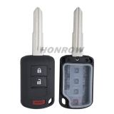 For Mitsubishi 2+1 button remote Key Fob with 315MHz ID47 PCF7938 chip Part No: 6370C135 FCC:OUCJ166N 850G-J116N